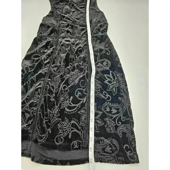 Intimately Free People Women's M Burnout Babe Floral Velvet Mini Bodycon Dress - Picture 6 of 6